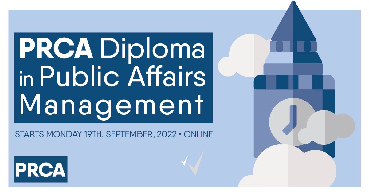PRCA on Twitter "Join our Diploma in Public Affairs Management virtual