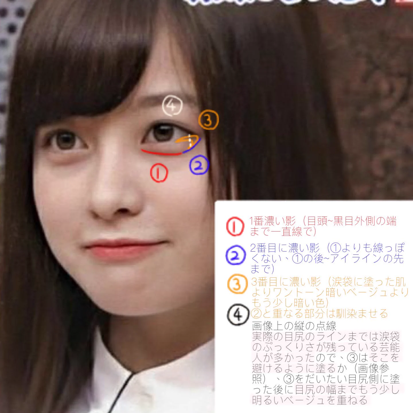 天然の涙袋を分析！涙袋メイクのポイントはこちら！