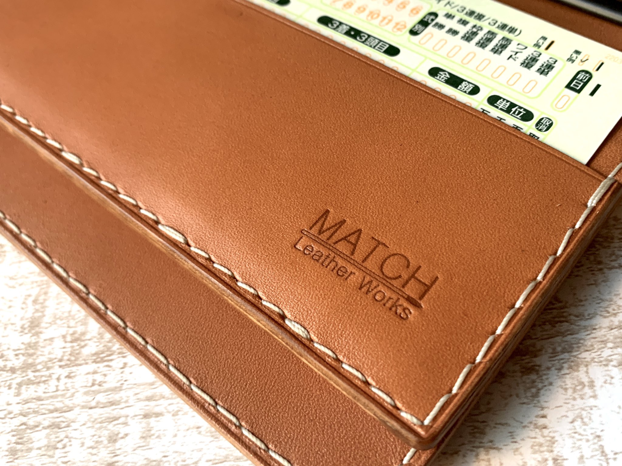 MATCH@遊べる革屋 в X: „競馬場堪能ケース(名称仮)仕上がり