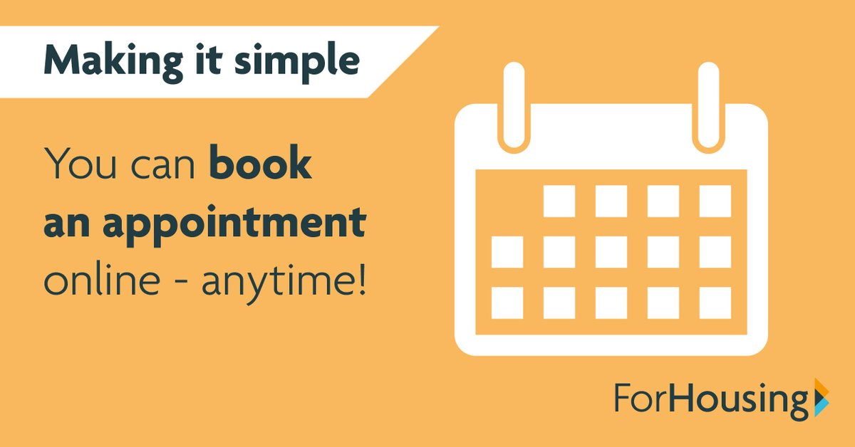 We’re all working differently these days, but sometimes it’s better to chat things through together. We’ve made it quick and simple for tenants to book an appointment with us, at a time and date that suits them, meeting in places and at times to suit them: bit.ly/3Rj2Vmq