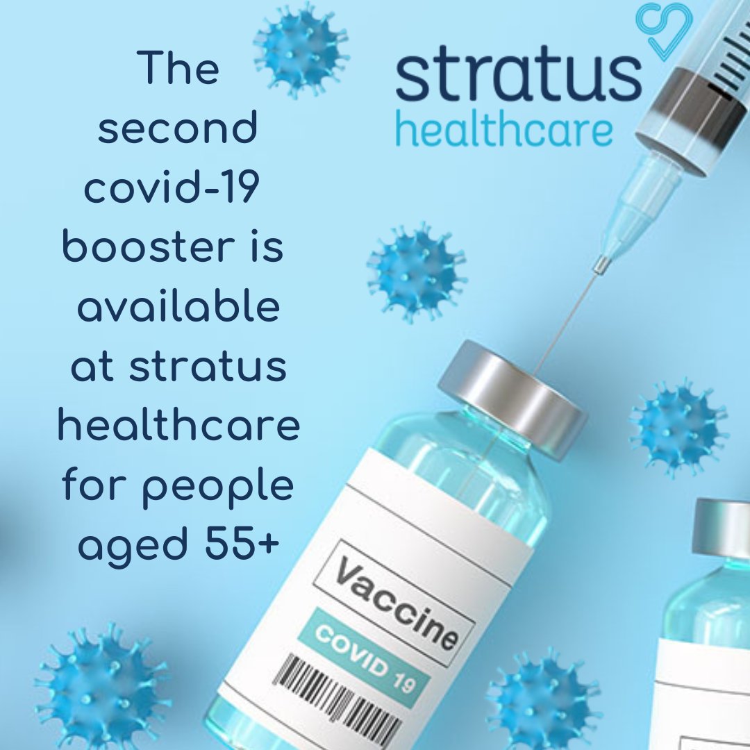 <a href="/Stratus_health/">Stratus Healthcare</a> we are offering the second Covid-19 booster vaccination to those aged 55+. Phone 051 337054 to arrange an appointment that suits you! #vaccine #covid19 #booster #staysafe