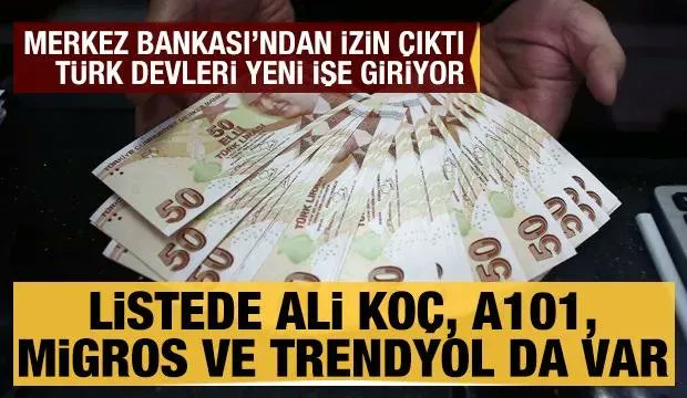 Haber7's tweet photo. Türkiye’nin devleri e-para işine girdi: Ali Koç, A101, Migros ve Trendyol... 

■ Elektronik para (e-para) ve ödeme hizmeti sunmak isteyen 16 kuruluşa Merkez Bankası’nın (TCMB) verdiği faaliyet izni önceki gün Resmi Gazete’de yayımlandı. https://t.co/cDoRQClarq https://t.co/2h1jjptcBo