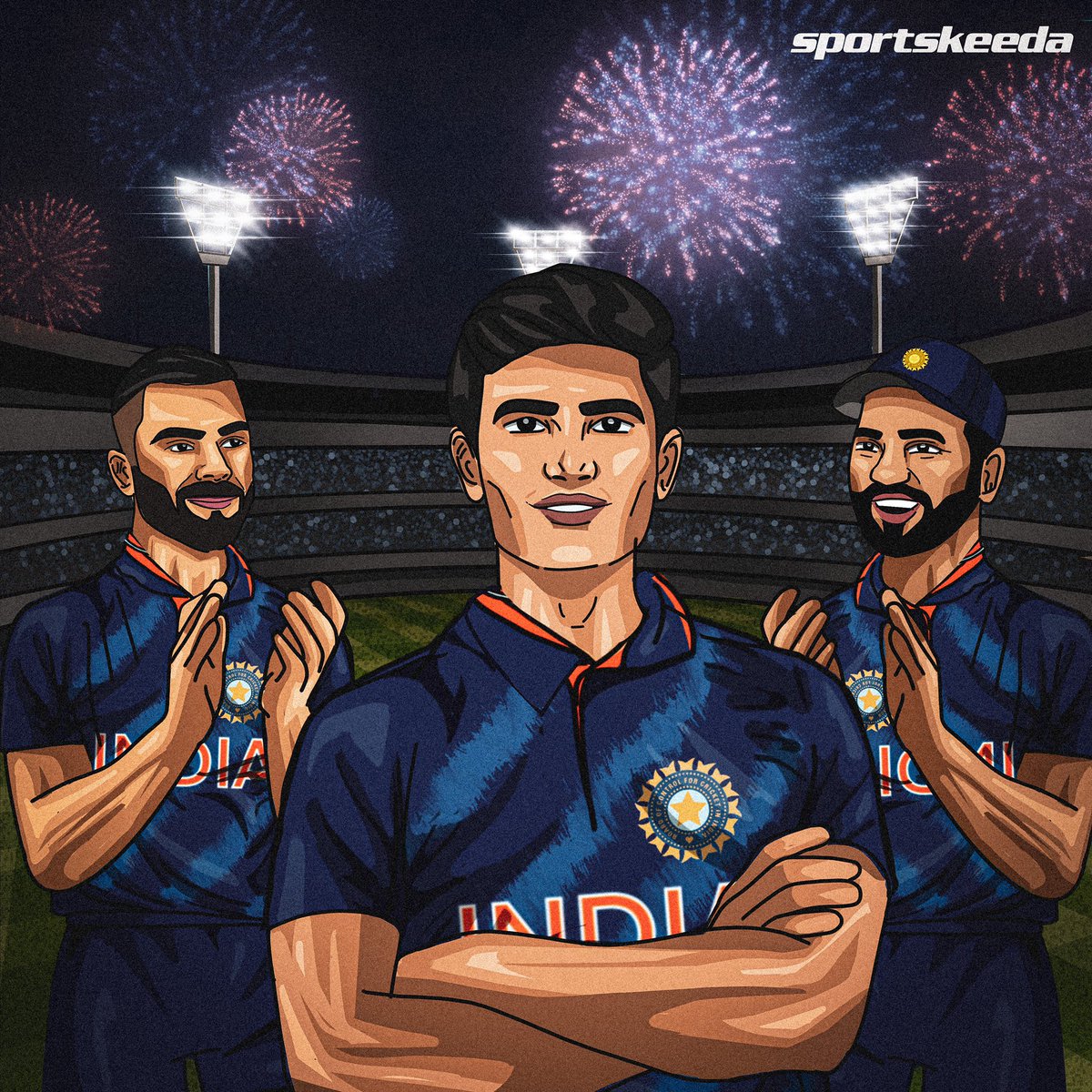 Sportskeeda's tweet photo. Shubman Gill - the future of Indian cricket! ✨

#RohitSharma #ShubmanGill #ViratKohli #India #TeamIndia #CricketTwitter https://t.co/suSfJHn2VQ