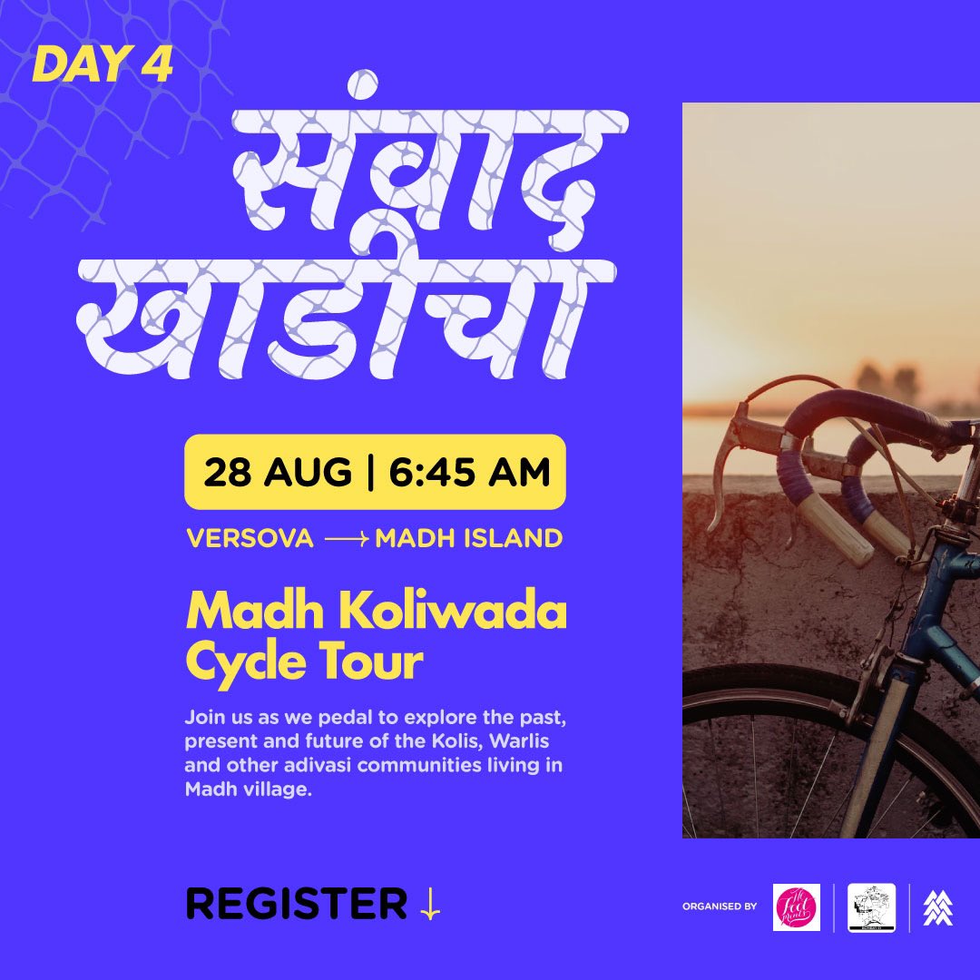 NFPexplore's tweet image. Join us as we pedal to explore the past, present and future of the villages that are well within city limits and are yet governed by the tides. 

Link in Bio to register. 
#MadhIsland #cycletour #nfpexplore.