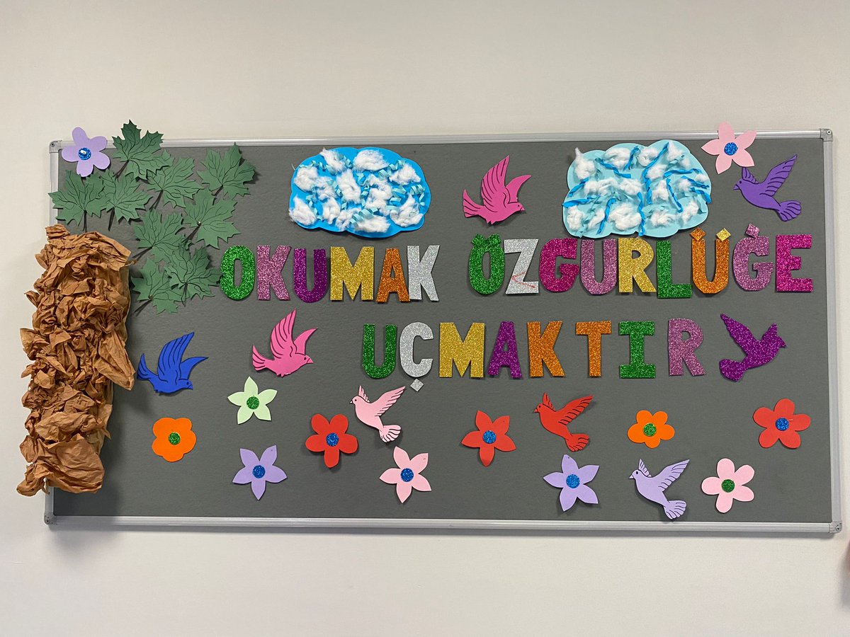 Türkçe panomuzu hazırladık, öğrencilerimizi heyecanla bekliyoruz. 🤸‍♀️ <a href="/BKDrBurhanKara/">BK Dr.Burhan Kara Kampüsü</a>