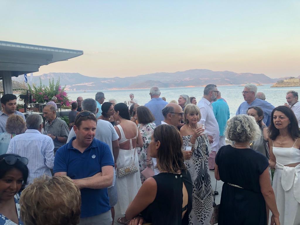 AusAmbAthens's tweet photo. Catching up with Greek 🇬🇷 Australians 🇦🇺 on Kastellorizo Island - the magical place where the ❤️ of the bilateral relationship beats! ⁦@dfat⁩ ⁦@GreeceMFA⁩ ⁦@DiscoverGRcom⁩ ⁦@gocmv⁩ ⁦@GreeceInSydney⁩ ⁦@DFATVic⁩ ⁦@VisitGreecegr⁩ https://t.co/Gi5Ey2GUyR