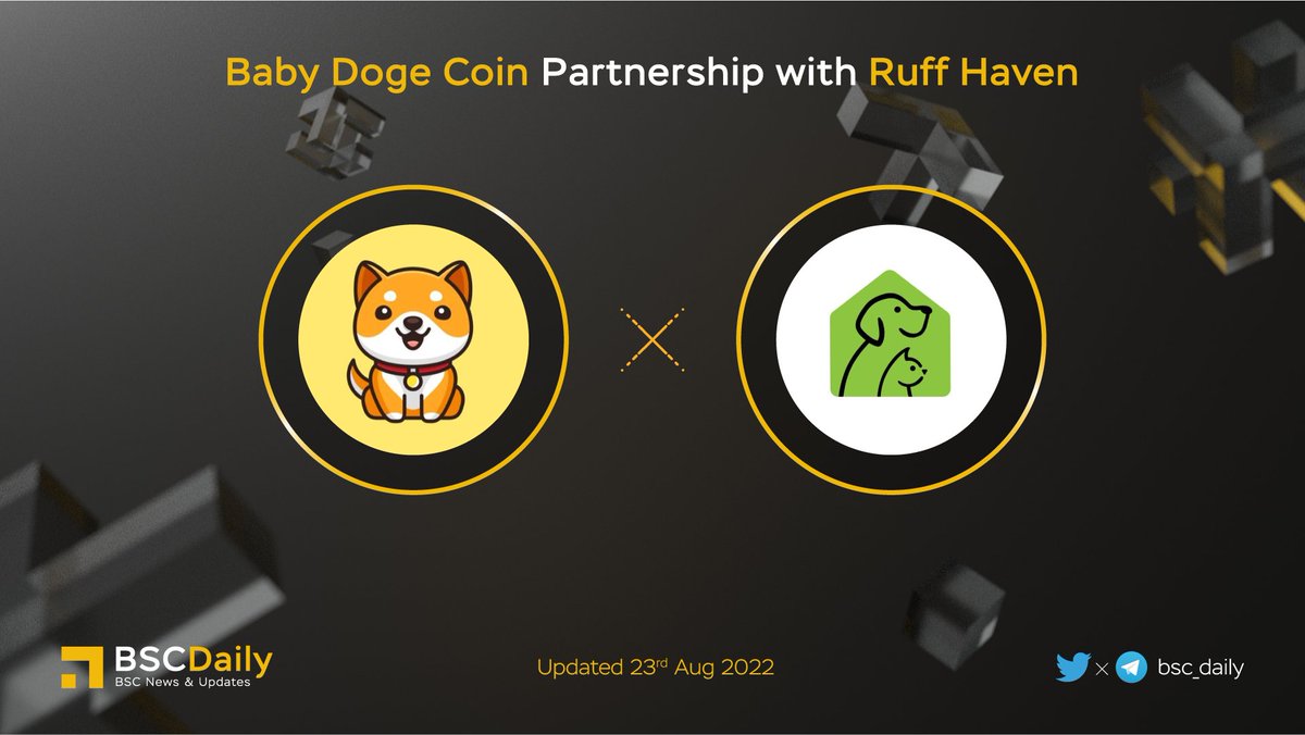 bsc_daily's tweet photo. 🎉 @babydoge Partnership with @ruff_haven 🚀

With the Partnership, #RuffHaven can continue to support the greater Salt Lake community, helping pets and people through ruff times🔥

Explore more $BABYDOGE 👇

#BNB #BSC #METAVERSE #WEB3 https://t.co/jyidp8IDDc