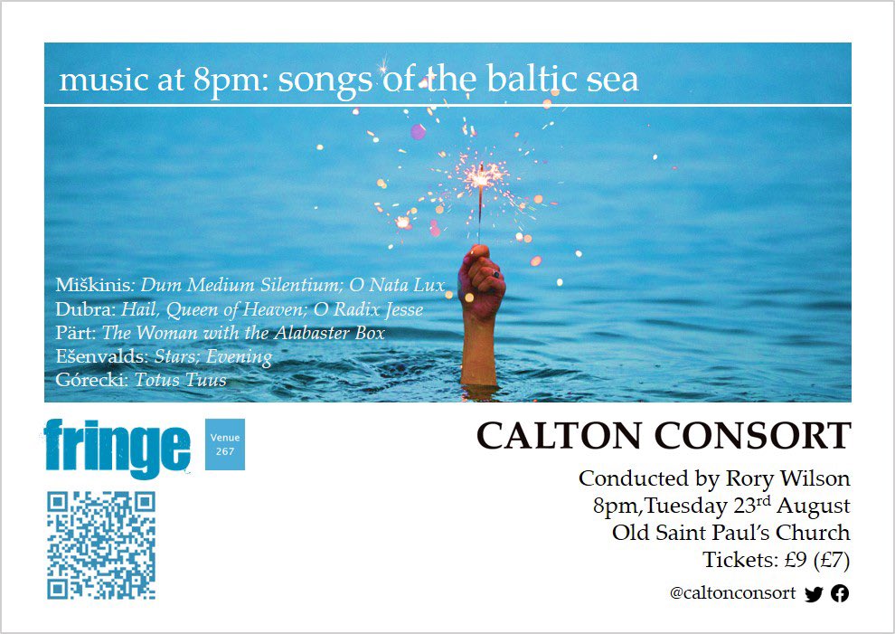 CaltonConsort's tweet photo. Tonight! @edfringe @OldSaintPauls https://t.co/c4BcLy4ghv