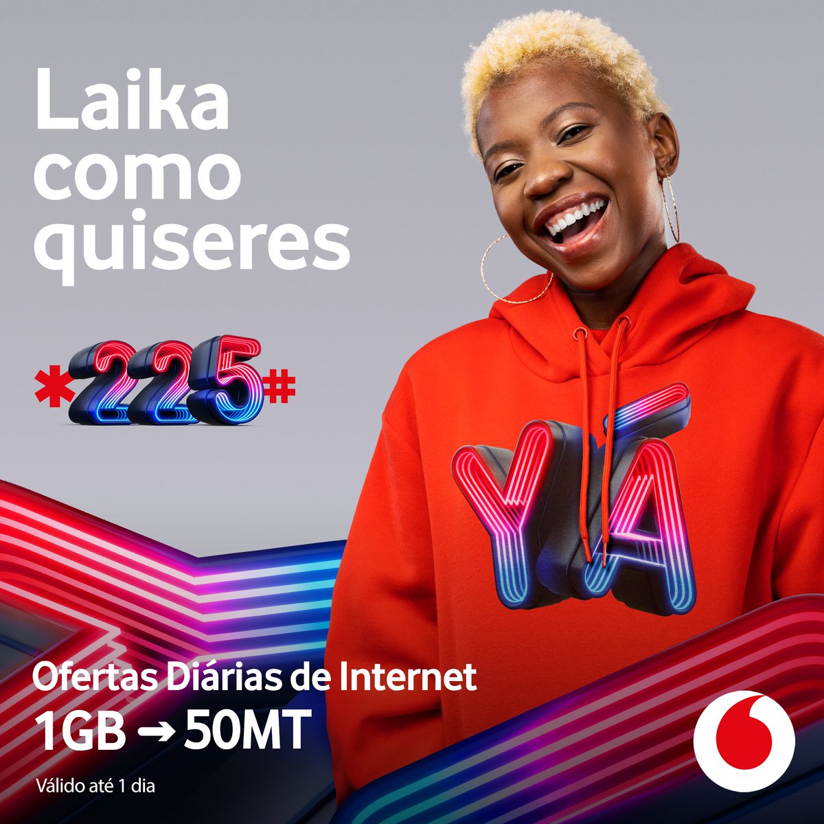 VodacomMz's tweet photo. Se tens até 25 anos, fica sempre online com as #Ofertas Diárias de Internet com 1GB por apenas 50MT.
Activa já *225# e Laika Como Quiseres!
Termos e condições aplicáveis
#YA225 #ComoQuiseres https://t.co/YlVy8T9GPw