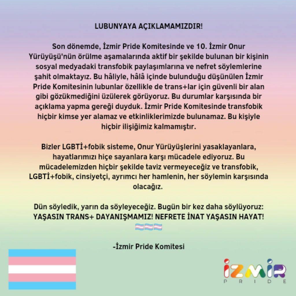 LUBUNYAYA AÇIKLAMAMIZDIR!