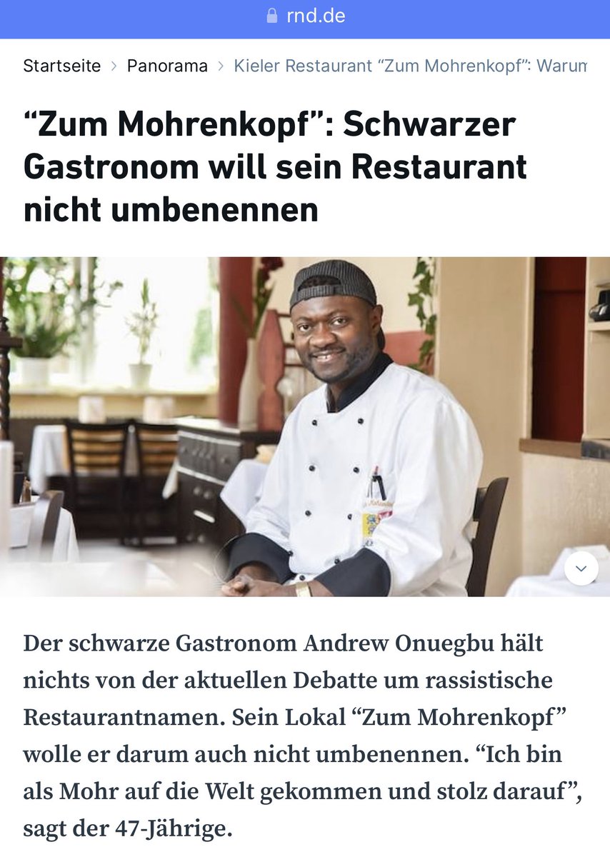 Am liebsten isst Winnetou beim Mohrenkopf ein Zigeunerschnitzel.

Klingt verrückt. Ist aber nicht so bescheuert wie Sie.