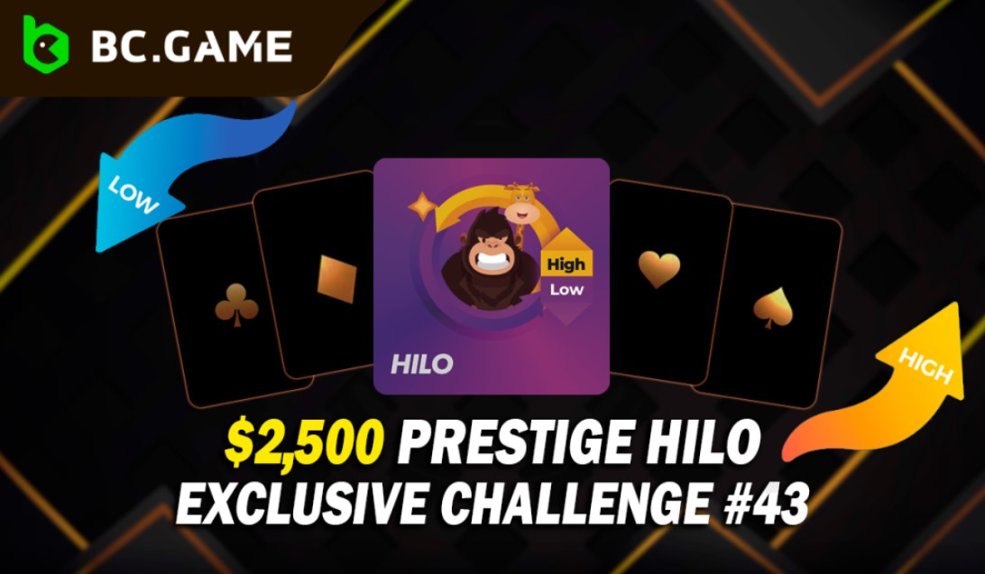 bcgame's tweet photo. 📢Join a fantastic Prestige Hilo Challenge with a prize pool of $2.5k, While the top 10 will receive a significant prize, the remaining participants will also get a reward.

⚡️Win the highest multiplier you can on in-house #Hilo 

✅More: https://t.co/DABZyUyamK

#BCGAMEInHouse https://t.co/hI23292Dut