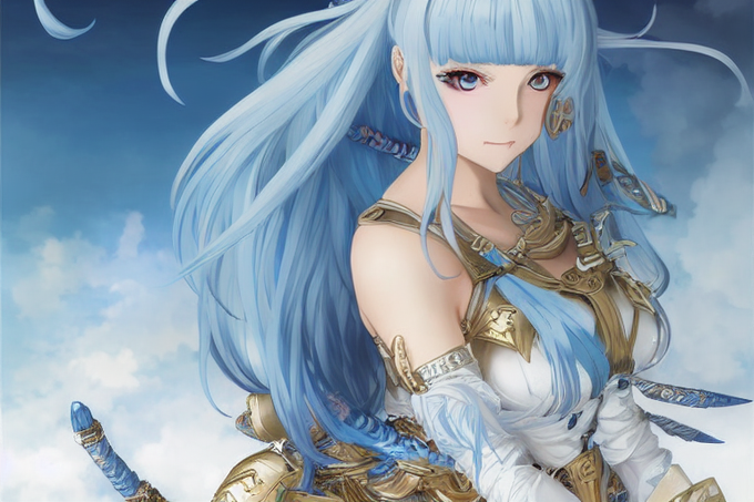 Midjouneyで萌え絵が出せるようになったと聞いてやってみたけど、微妙に違うような気がする。呪文をもっと勉強しないと 