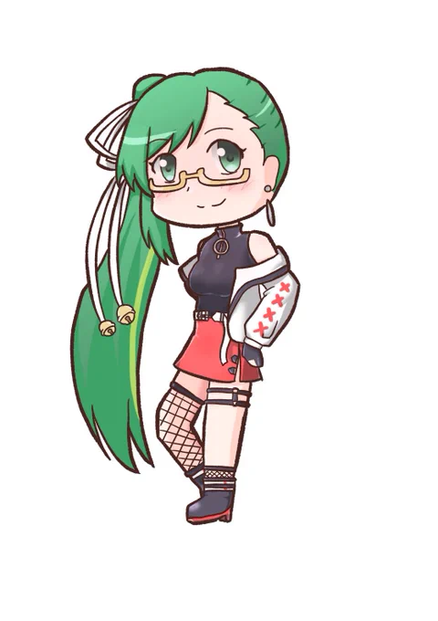 ももたりさんのフラスタ企画にイラスト参加させて頂きました!関係者の皆さん、お疲れ様でした&amp;ありがとうございました!!!#すずあーと #神楽演奏  