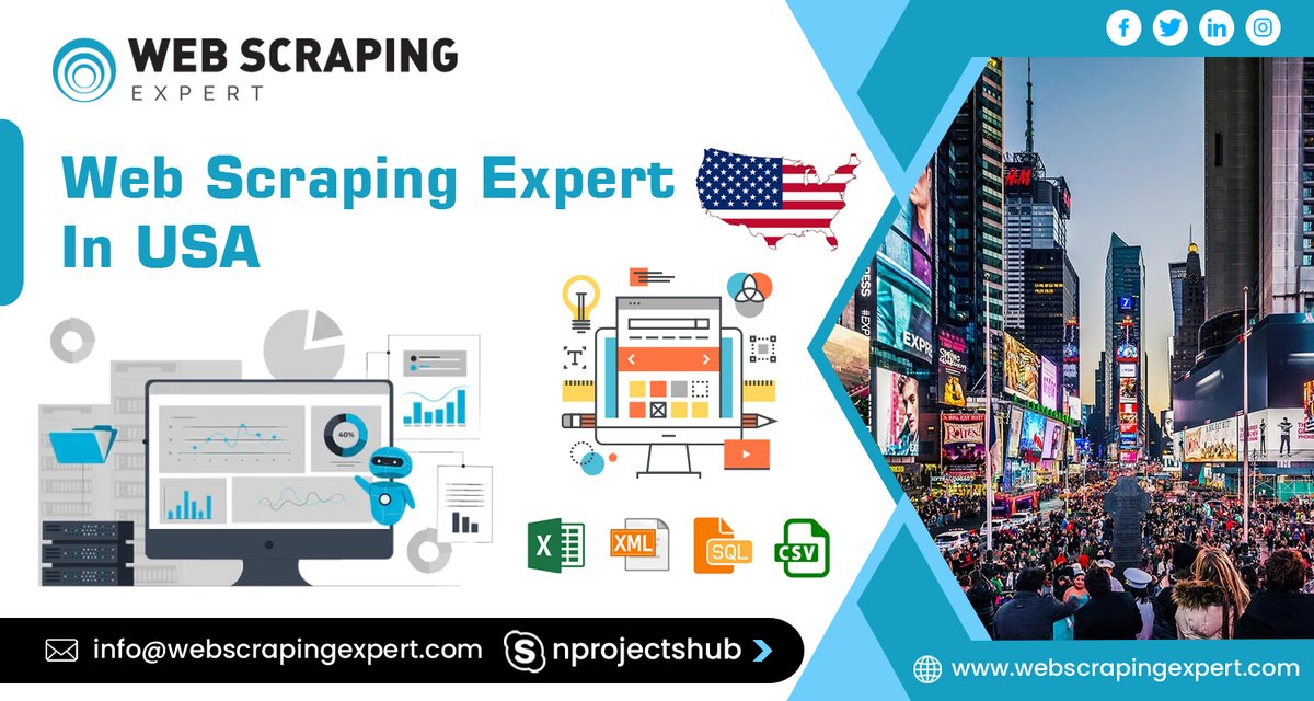 webscrapingexpe's tweet image. Wine Data Scraping Services

At WebScrapingExpert, we offer customized wines data scraping and scrapers. We can help you with different needs, whether it be a wine store data scraper or an AI-infused text for your website.

#winedatascraping

Visit: WebScrapingExpert.com