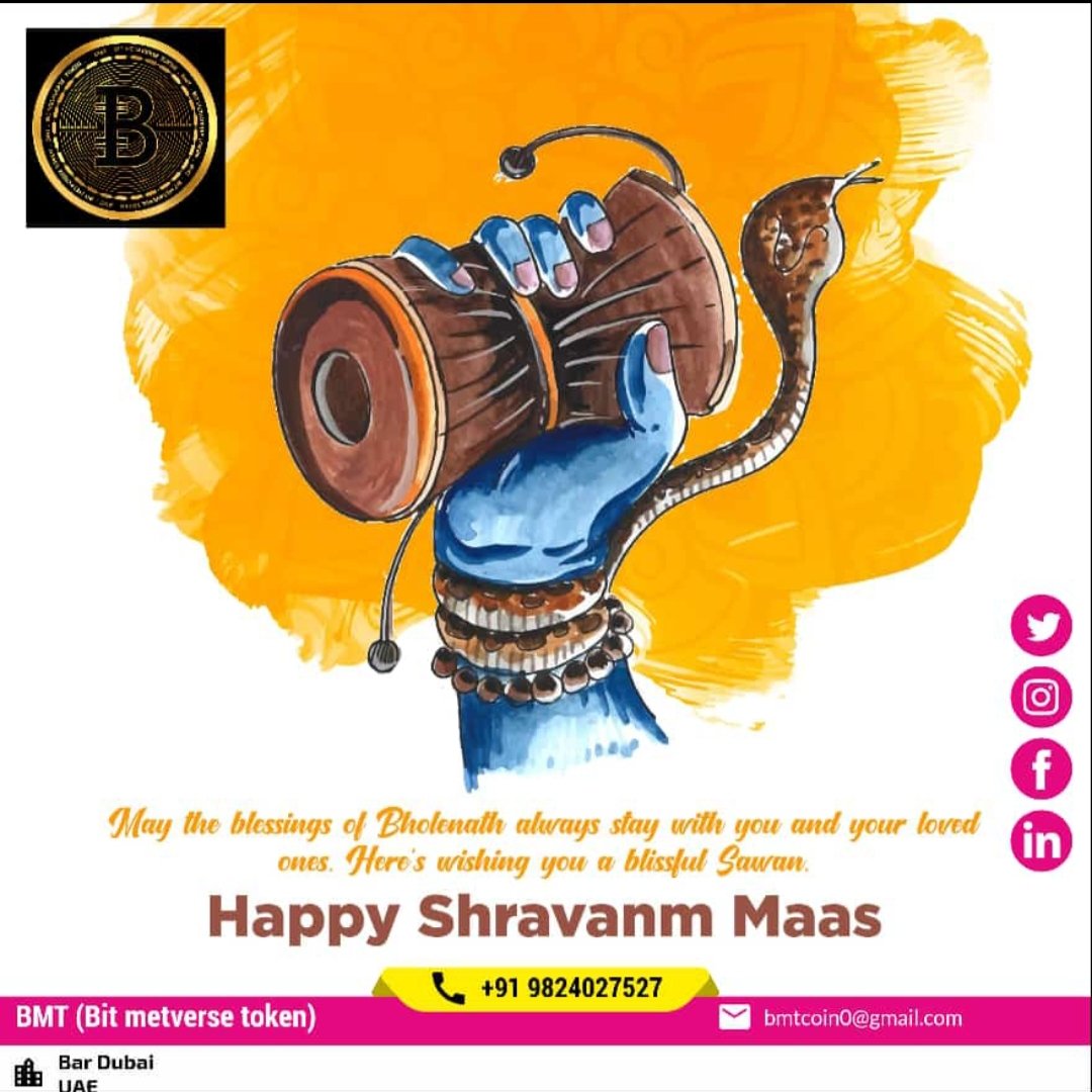 Bmtcoin's tweet photo. #BMTCOIN
#Bitmataversetoken 
#GujaratiCrypto 
#kathiyawadi 
#cryptotrading 
#crypto 
#metaverse 
#nft 
#cryptoexchange https://t.co/7QxZZ05PkT