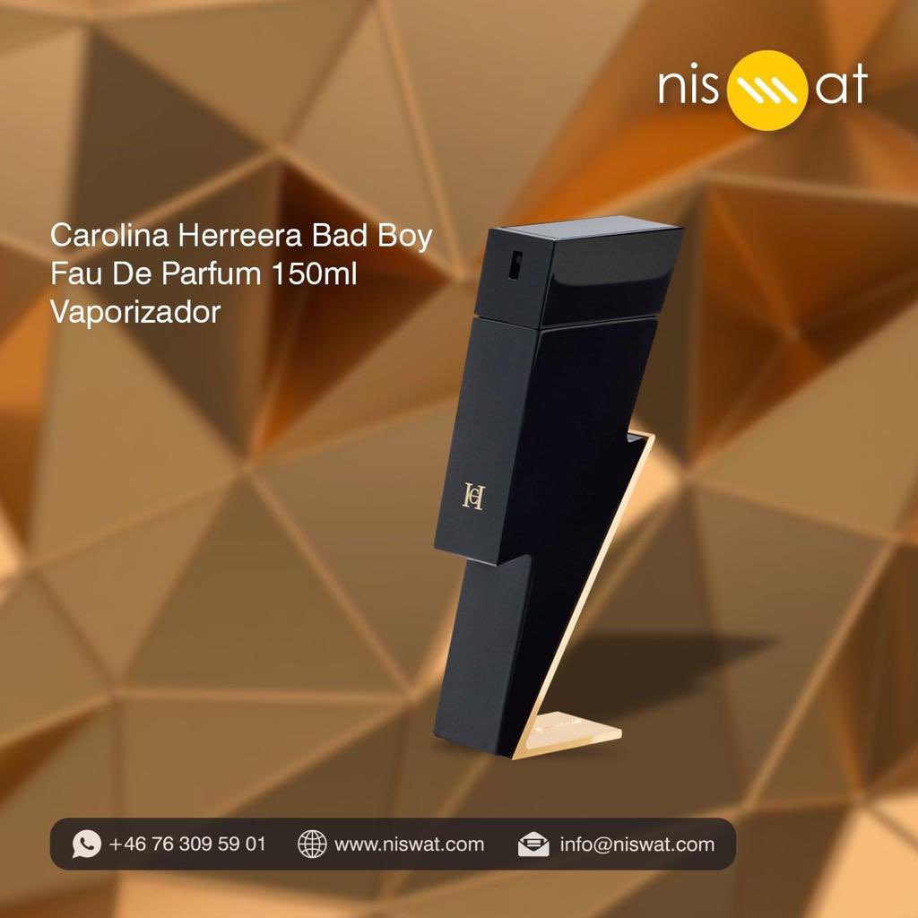NISWAT1's tweet photo. CAROLINA HERRERA BAD BOY EAU DE PARFUM 150ML VAPORIZER
For more information:
📞 +46 76 309 59 01
🌎 https://t.co/LPiZmcl6dw
📩 info@niswat.com
#perfumes #sweden #onlineshoppinginsweden #menperfumes #brandedperfumes #perfumebrand https://t.co/VVdDTWqJft