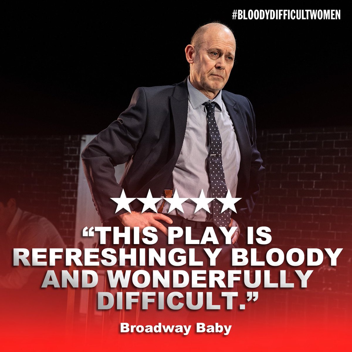 BDWplay's tweet photo. ⭐️⭐️⭐️⭐️⭐️ for @ThatTimWalker’s #BloodyDifficultWomen!

We’re now into our final week @edfringe - so book your tickets quick. You’ll find us @AssemblyFest until 28 August. 🎭 

➡️ https://t.co/ERFGlqPnyu https://t.co/c3JuFeZDLf