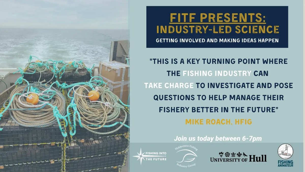 Fishing_future's tweet photo. FITF Talks TODAY 🗣️with @HoldernessFIG, leading industry partners on a #FISP funded #scientific #collaborative project with KJP Shellfish @getalifeatsea and @UniOfHull. Hear about the process and advice for getting involved👉🏽https://t.co/wUZRlVq45z https://t.co/LKg9LSa0aC
