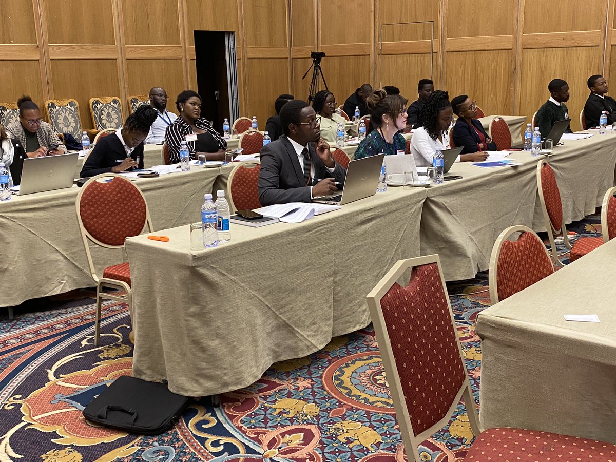 ANCL_RADC's tweet photo. This concurrent panel is looking at African constitutions, State policy directives and Foreign Direct investment. Chaired by Prof Serges Kamga. The speakers are Daniel Olika, Daniel Esubalew A, Takunda Gumbu &amp; Panashe Nhekairo, Khalil Badbess and O’Brien Kaaba https://t.co/zKo787Dkxl