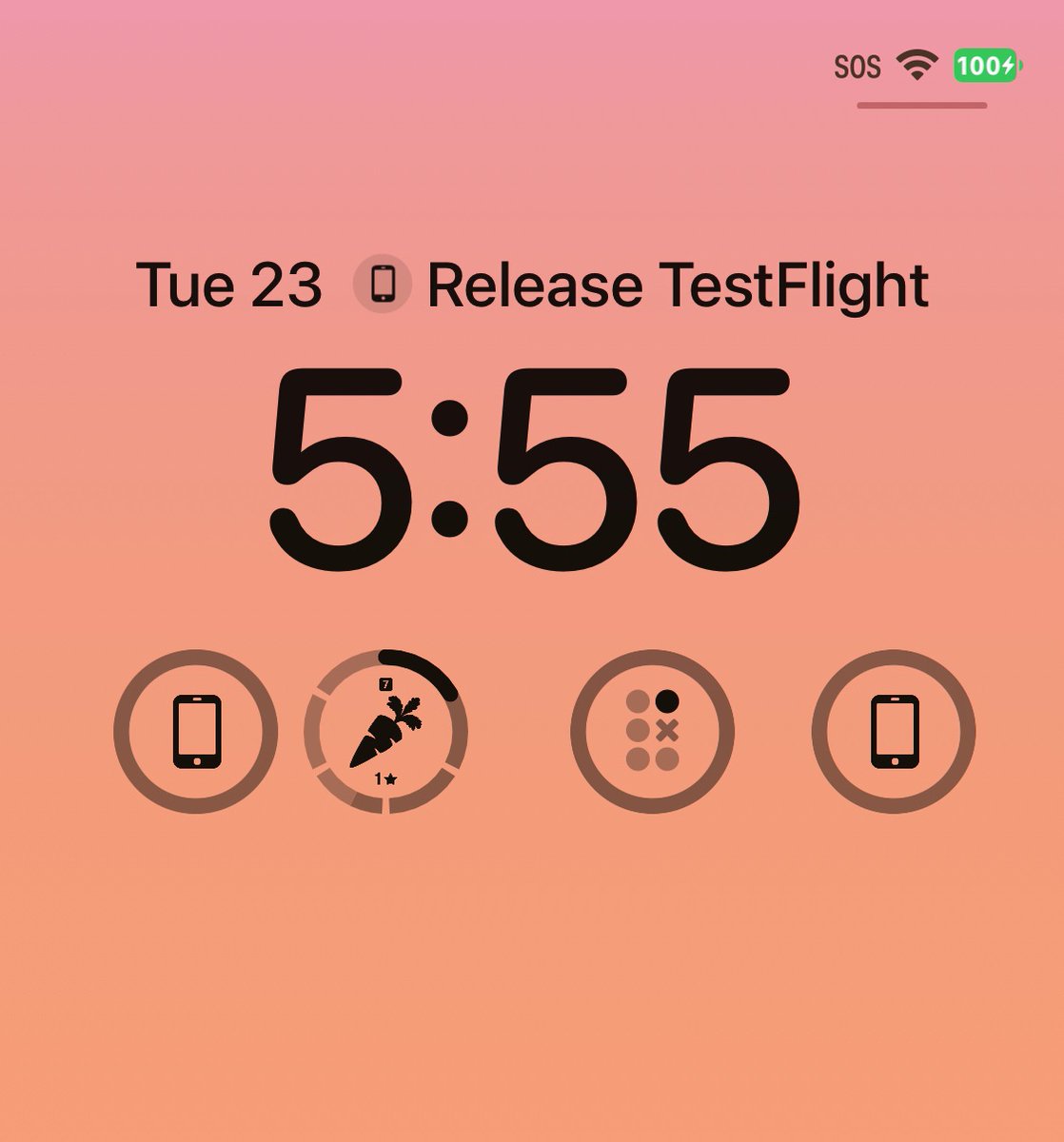 Very close to first TestFlight build for Streaks on iOS 16.