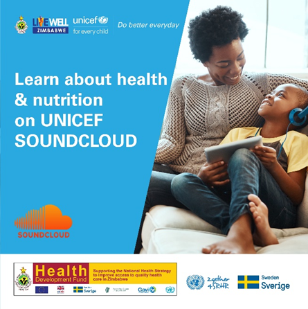 SkyzMetroFM's tweet photo. Gain more knowledge on issues concerning health and nutrition by listening to all radio drama series, podcasts, PSAs, and so much more content. Tune in to the #LiveWellZimbabwe & #DoBetterEveryday & learn more. Catch up on https://t.co/eMGREzBa7i
@MoHCCZIM @UNICEFZIMBABWE @SIDA https://t.co/wTXAJCRXZi
