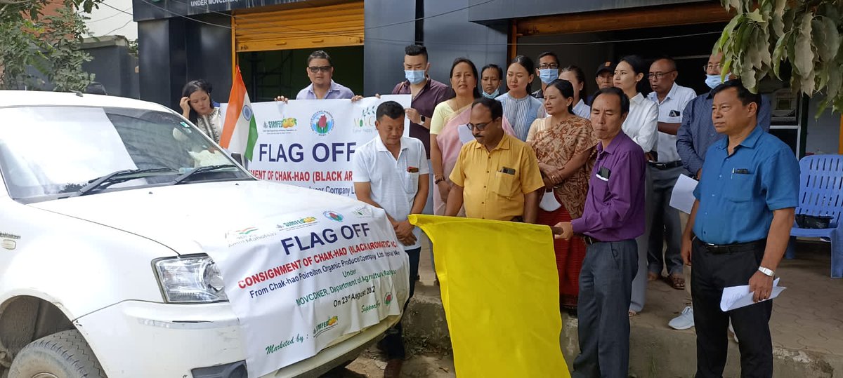 AgriGoI's tweet photo. Chak-hao Poireiton Organic Producer Company Ltd, Manipur, under #MOVCDNER and supported by #MOMA, sold 2 MT of Chak-hao (Black Aromatic Rice) to #SIMFED. The produce will be sold in SIMFED’s retail outlets in Delhi.
#agrigoi #organicfarming #fpo #manipurorganic #moma
@NBirenSingh https://t.co/Q6aFd3n5oI