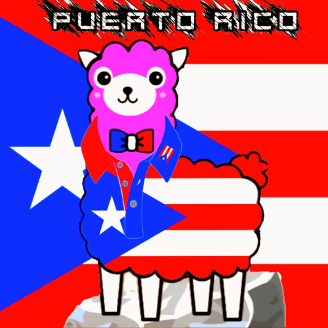 World_of_llamas's tweet photo. Tribute to all countries on planet earth. 
 PUERTO RICO Patriot Edition PT-28
https://t.co/iaLQlHTwJA

#nft #nftart #nftartist #nftcollector #nftcommunity #cryptoart #critoartist #polygon #nflplayoffs #nftdrop #nftartworks #puertorico #countrypuertorico #puertoriconft https://t.co/gruSOXbCji
