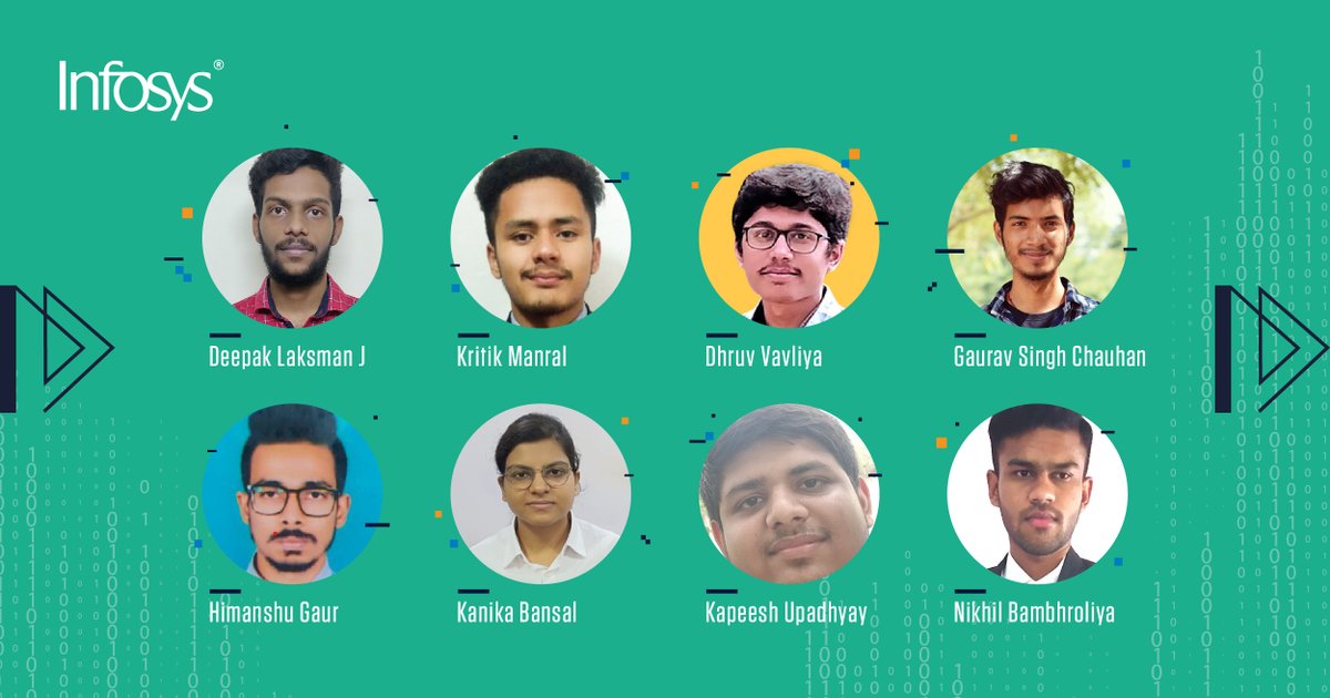 Infosys's tweet photo. Infosys' #HackWithInfy2022, India is gearing up to welcome the 8th set of Top #116 coders to make it to the top at the Grand Finale from August 26 - 29, 2022. #ForwardWithInfosys @deepak_laksman @Prime004123 https://t.co/rKoi6C57a4