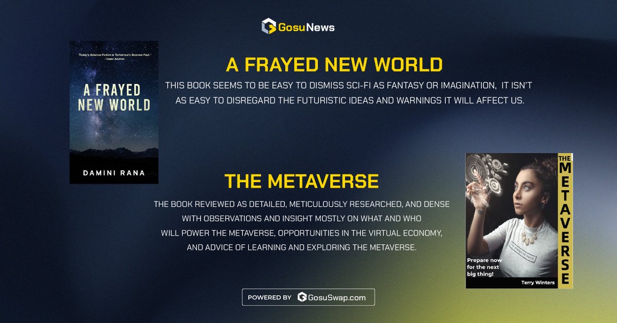 Want to dig deeper? Check out this 5 highly recommended #Metaverse #books. ✅

Tag someone who might need this! 📖