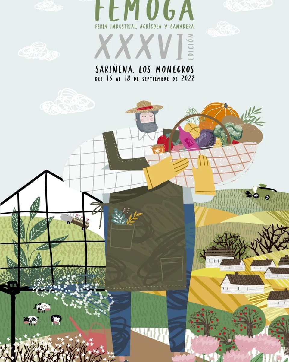 AragonDespierta's tweet photo. 🙂🙂 La XXXVI edición de #FEMOGA – #Feria Industrial, Agrícola y Ganadera de Los #Monegros- tendrá lugar del 16 al 18 de septiembre de 2022, en #Sariñena , recuperando ya totalmente el formato presencial tradicional de la misma. https://t.co/aS8aNKFdv1