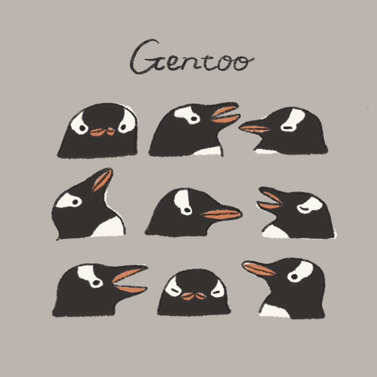 「ジェンツー 」|きゅう🐧多忙につき低浮上のイラスト