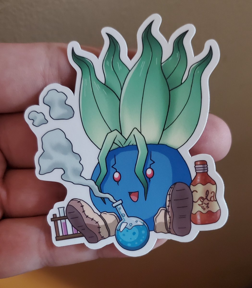 OrarioExchange's tweet photo. Dr Oddish (Pokemon x Dr Stone)
It had to be done... https://t.co/J41epVWsq5