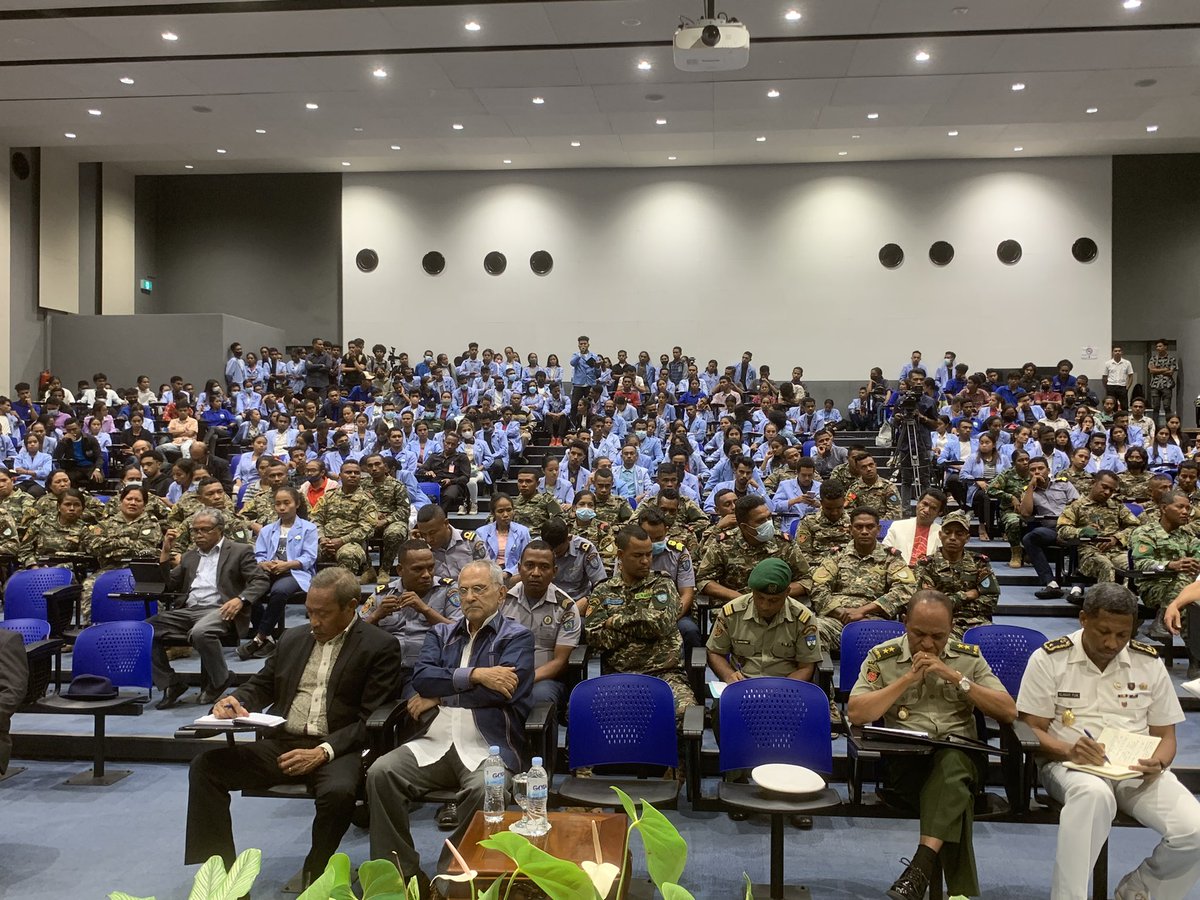 roytrivedy's tweet photo. Great 2 participate as panelist at the commemoration of the 47th Anniversary of #FALINTIL, Timor-Leste 🇹🇱with HE President Dr Jose Ramos Horta, HE Minister of Defence Sr Filomeno Paixao, HE Minister of Education, Youth &amp; Spirts, Dr Armindo Maia &amp; Reitor UNTL Prof Joao Martins https://t.co/t39K637NPd