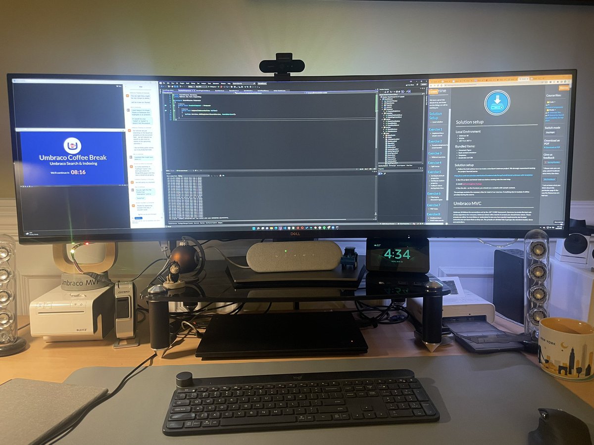 readingdancer's tweet photo. To make sure I keep my #umbraco #master certification I was up at 2:50am this morning to start the Umbraco Search &amp; Indexing course, I didn’t want to wait until the US courses, so I joined the Danish one :) https://t.co/WhafBhVPjH