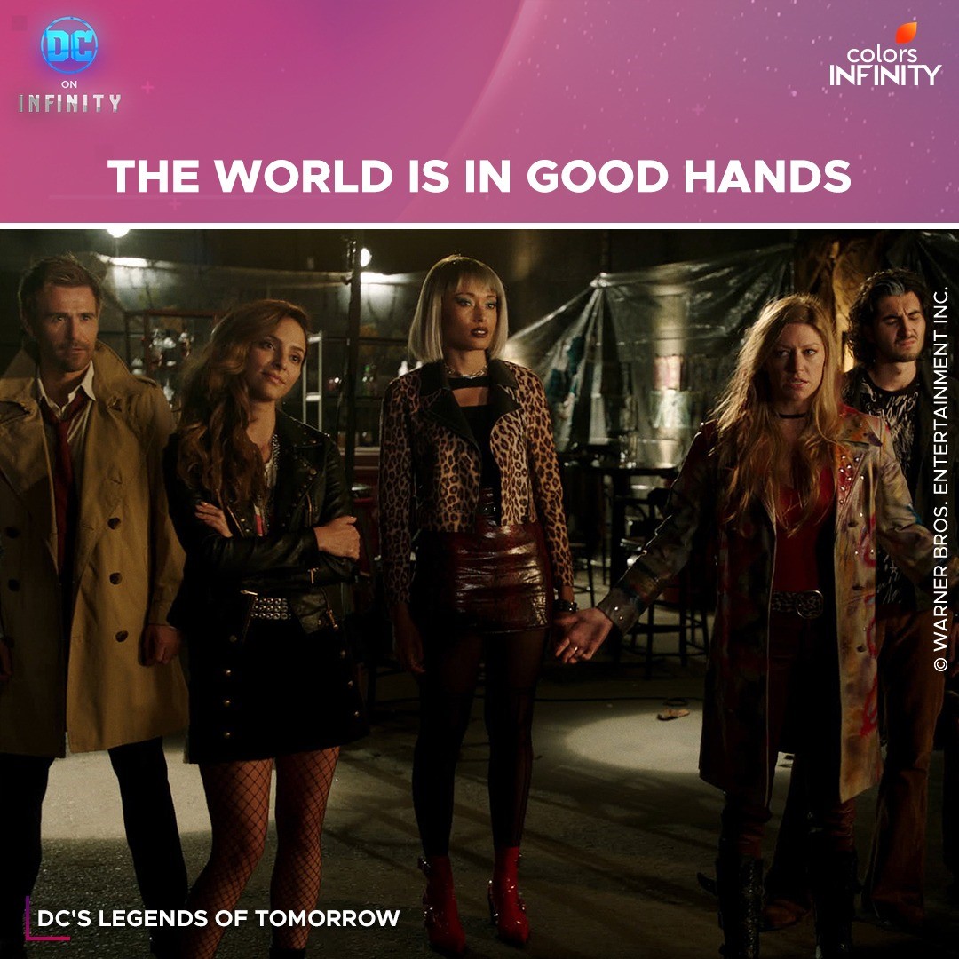 colors_infinity's tweet photo. The LEGENDS are here! πͺ
Watch @TheCW_Legends S6-7, starting 26th August, Mon-Fri at 8PM, only on #ColorsInfinity.
#LegendsOfTomorrow #DConInfinity #saviours #superheroes #newshow https://t.co/mmhpmKqu8a