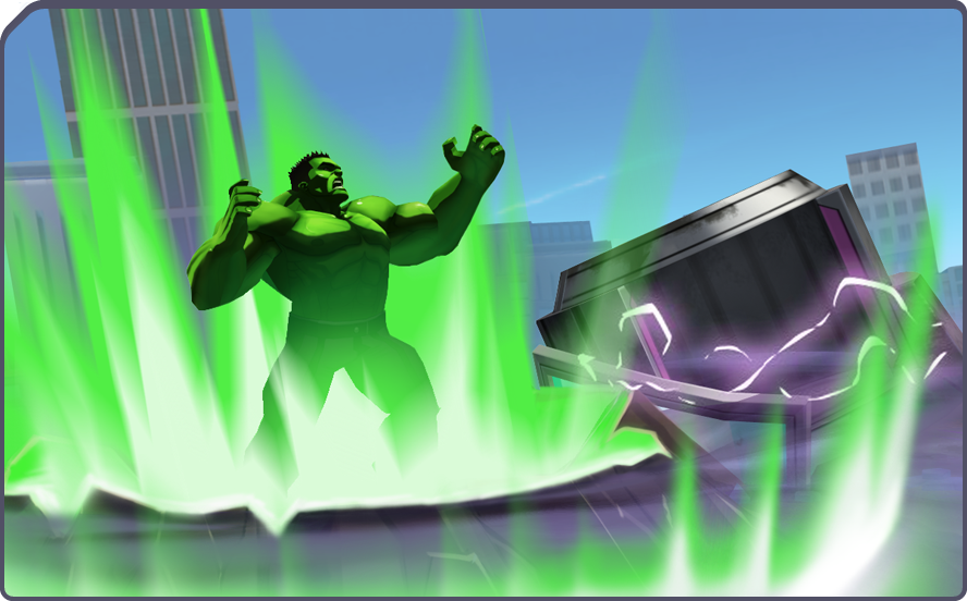 Hulk trapped in the Time Fog!