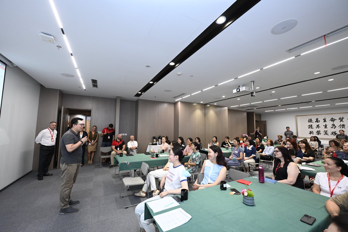 BCISonline's tweet photo. We welcome our new teachers to the #BCISCommunity! This week, our new teachers got a head start on orientation, while we prepare to welcome back our returning teachers and students. See you on campus soon! https://t.co/2csaIUj6id