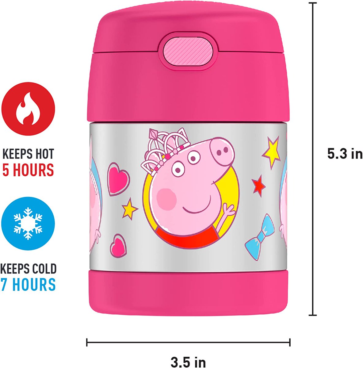 BackToSchoolUS's tweet photo. THERMOS FUNTAINER 10 Ounce Stainless Steel Vacuum Insulated Kids Food Jar with Spoon, Peppa Pig

https://t.co/K2yVrOqabf

#food #jar #thermos #funtainer #kids #vacuum #ounce #insulated #spoon #stainlesssteel  #steel #peppa #pig https://t.co/AQSmEQM6x7
