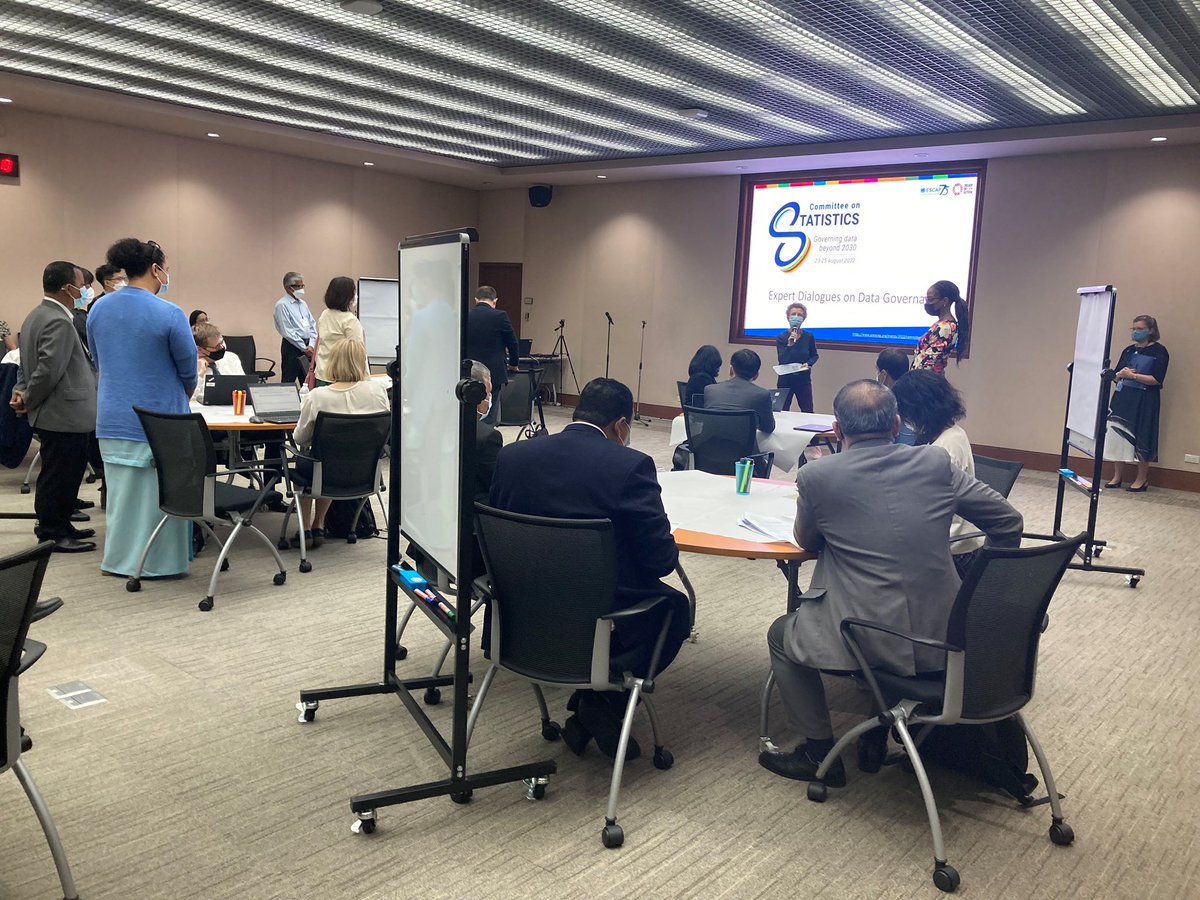 ContactPARIS21's tweet photo. 🗓@UNESCAP #CommitteeOnStatistics is taking place.

Yesterday, Expert Dialogues on #DataGovernance highlighted the importance of investing in #ClimateChange data as a crosscutting issue. 
 
#FijiStatistics
#MalaysiaStatistics
#SriLankaStatistics https://t.co/MHr5onYF1V