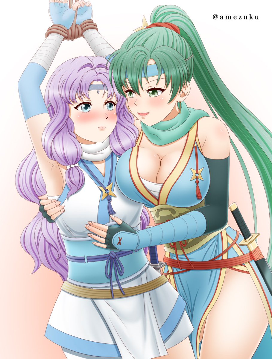 リンディス 「忍者リンフロ復刻記念#FEヒーローズ 」|あめずくのイラスト