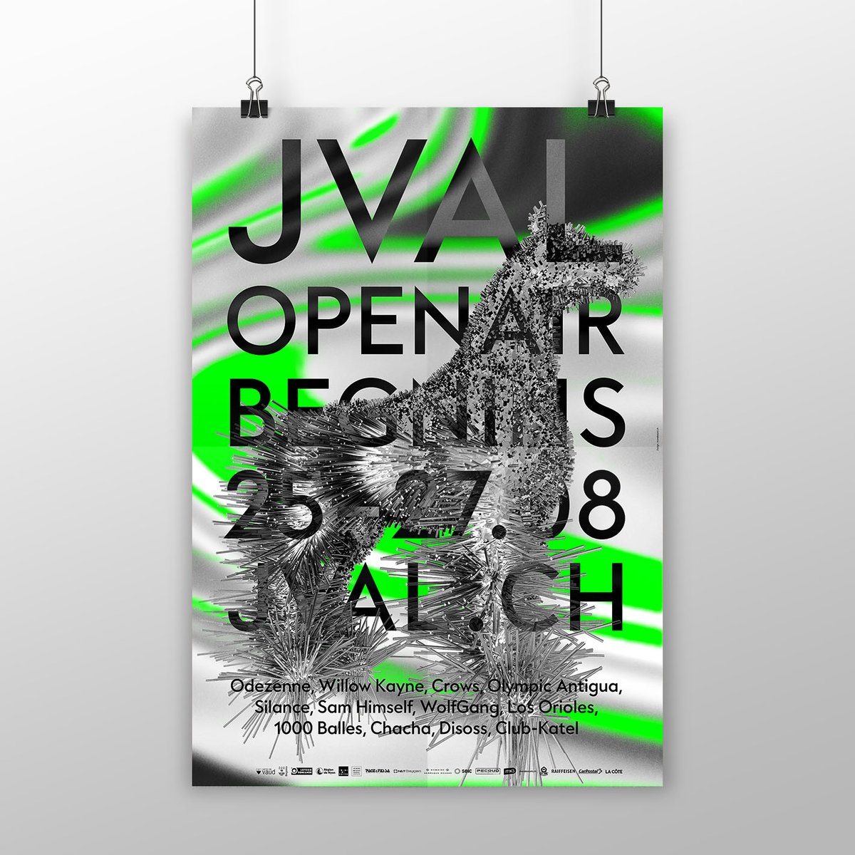 On ne se lasse pas de notre affiche 2022 💚
Le festival débute dans moins de deux jours du 25 au 27 août à Begnins ! Prêt.e.s pour 3 jours de musique, de danse et de fête ? 

Infos et billetterie sur jval.ch

#jval2022 #jvalopnenair #switzerland #begnins #festival