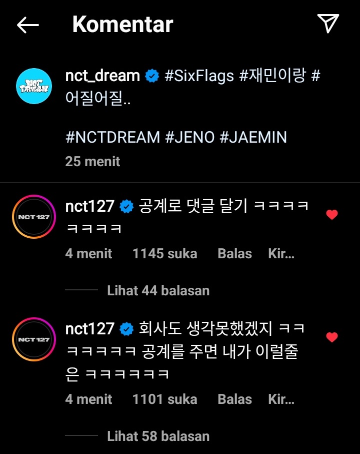 nctzenbase's tweet photo. ADMIN SIAPA INI HEHH? 😭
🫶 https://t.co/AFeRhb1rqQ