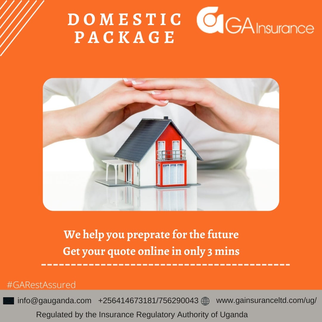 ga_uganda's tweet photo. Domestic Package
No one has any idea what could happen in the next few hours, so why risk your household valuables?
Cover them today by buying Insurance
Link: https://t.co/Lbij29E4AH
#GAinsuranceUganda #homeinsurancequote #home https://t.co/Qk9TfPwwMf