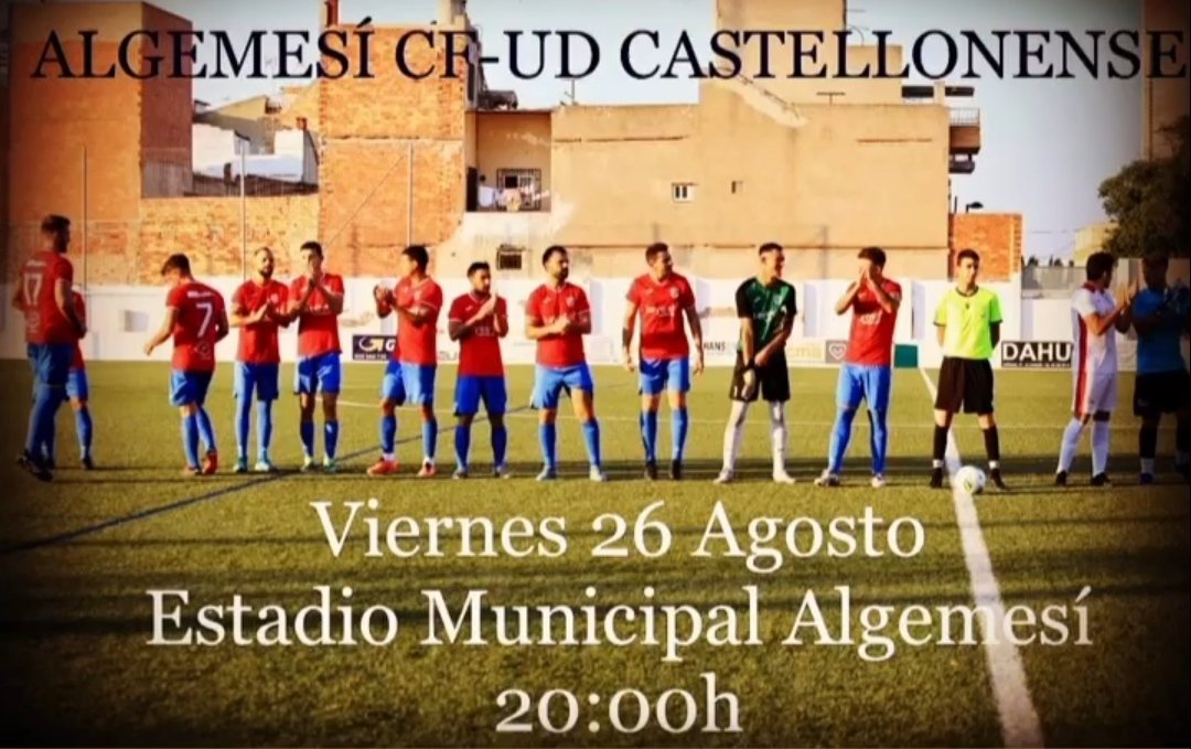 🏆 Pretemporada 2️⃣2️⃣➖2️⃣3️⃣
⚽ <a href="/AlgemesiCF/">Algemesí CF ⚽️</a>  🆚 <a href="/CastellonenseUD/">UD Castellonense</a>
🕣 Divendres 2️⃣6️⃣ a les 2️⃣0️⃣H 
🏟️ Municipal d'Algemesí 
📍 Algemesí 

•
•
•

@AmuntUDC @preferente1234 <a href="/ElMinuter/">El Minuter</a> <a href="/LaFrontalArea1/">A la frontal de l'àrea</a> <a href="/JosemiJose6/">Josemi</a>
•
•
•

💥ULTIM PARTIT DE PRETEMPORADA💥

•
•
•

🤍🖤⚽🎯✈️