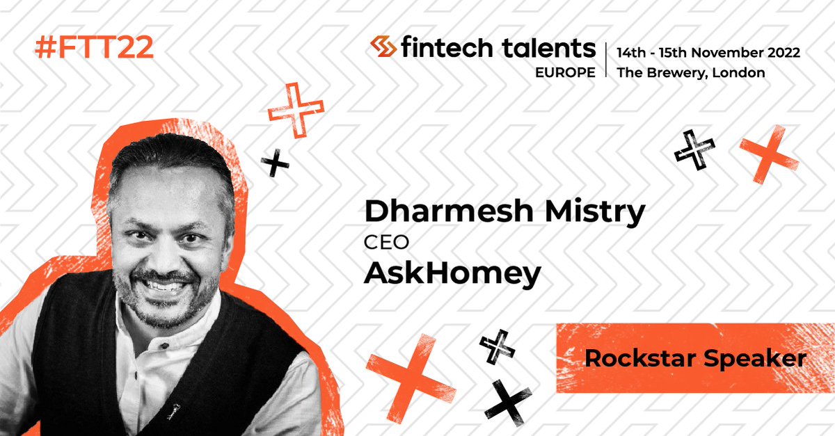 Fintech Talents (@fintechtalents) on Twitter photo With 100+ Rockstar Speakers already confirmed
for Fintech Talents Festival 2022, we are excited to share our stellar line-up:
🔹Leanne Bridges, <a href="/AskNationwide/">Nationwide</a>
🔹<a href="/paulnorgrove/">Paul Norgrove</a>, <a href="/serveandprotect/">Serve & Protect</a>
🔹<a href="/TobyKernon/">Toby</a>, <a href="/DriveWAGONEX/">Wagonex</a>
🔹<a href="/dharmeshmistry/">Dharmesh Mistry</a>, <a href="/ask_homey/">AskHomey</a> With 100+ Rockstar Speakers already confirmed
for Fintech Talents Festival 2022, we are excited to share our stellar line-up:
🔹Leanne Bridges, <a href="/AskNationwide/">Nationwide</a>
🔹<a href="/paulnorgrove/">Paul Norgrove</a>, <a href="/serveandprotect/">Serve & Protect</a>
🔹<a href="/TobyKernon/">Toby</a>, <a href="/DriveWAGONEX/">Wagonex</a>
🔹<a href="/dharmeshmistry/">Dharmesh Mistry</a>, <a href="/ask_homey/">AskHomey</a>