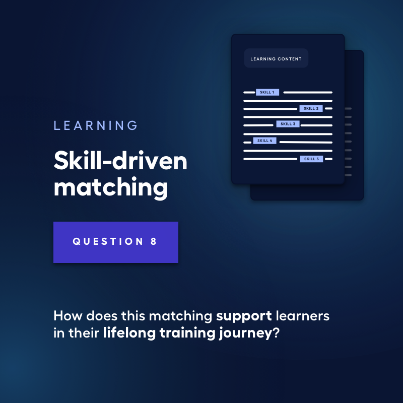 Q&amp;A 🔎 - Matcher les #apprenants et les contenus de #formation  ⬇️
"Comment ce matching soutient-il les #apprenants dans leur parcours de formation tout au long de leur vie ? " 
Découvrez la réponse dans notre dernier #livreblanc (🇫🇷) : hubs.li/Q01g6LwH0