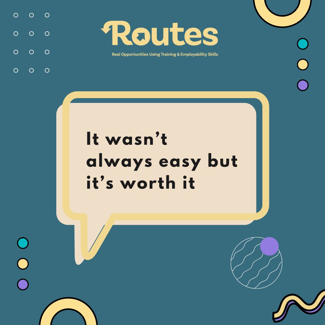 "Often the hardest things in life are the most rewarding"

Routes is here to help make that journey a little easier

Get in touch for more info on our free courses, training and volunteering opportunities
✉️ routes@landsker.co.uk
☎️ 01994 238379
⠀
<a href="/WCVA_AIF/">Active Inclusion</a> #EUfundsCymru