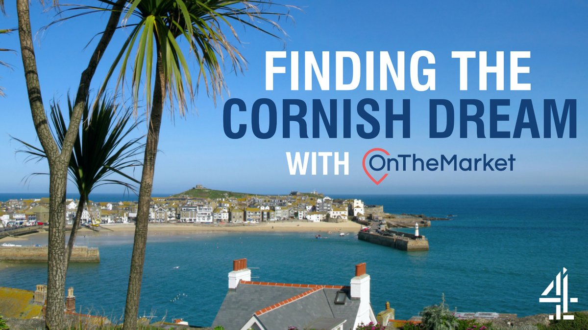 OnTheMarketCom's tweet photo. Follow Cornish estate agents as they show prospective buyers around dream homes in Cornwall and help them navigate its thriving property market.
We’re proud to bring you Finding The Cornish Dream, a new three-part TV series, premiering on @Channel4 at 5:30pm on 27 August. https://t.co/2zK5LyWOyl