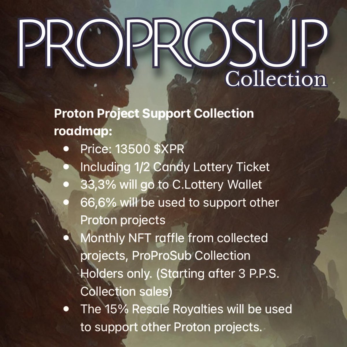 AiCandyStore's tweet photo. Hey Guys &amp; Girls,
We listed a fresh drop of the ProProSup Collection🥳
Nr #4 is live for grabs!

⚛️PROTON PROJECT SUPPORT⚛️
Pls check utility map for info.

Proton link: https://t.co/08qFO2nqbz

TG: https://t.co/Emqj3a4hBn

#NFTartist #AiArtwork #ProtonBlockchain ⚛️ #ETH #Bitcoin https://t.co/2QyPypNCss